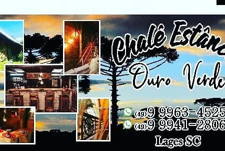 Chale Estancia Ouro Verde Lages Exterior photo